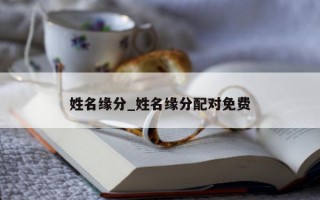 姓名缘分_姓名缘分配对免费