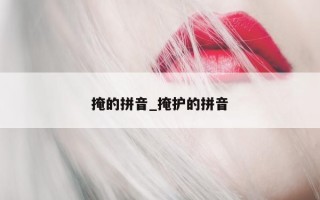 掩的拼音_掩护的拼音