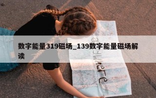 数字能量 319 磁场_139 数字能量磁场解读