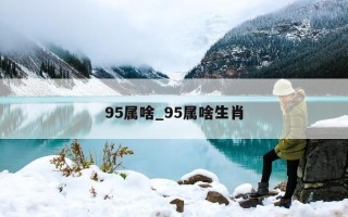 95 属啥_95 属啥生肖