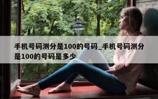 手机号码测分是 100 的号码_手机号码测分是 100 的号码是多少