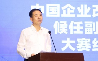 中国企业改革与发展研究会候任副会长兼秘书长谭剑演讲