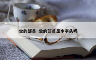 棠的部首_棠的部首是小字头吗