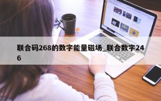 联合码 268 的数字能量磁场_联合数字 246