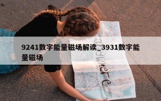 9241 数字能量磁场解读_3931 数字能量磁场