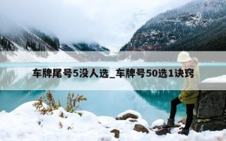 车牌尾号 5 没人选_车牌号 50 选 1 诀窍