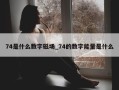 74是什么数字磁场_74的数字能量是什么