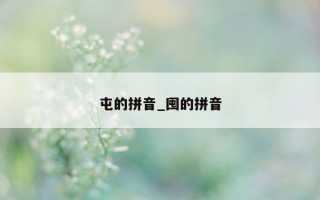 屯的拼音_囤的拼音