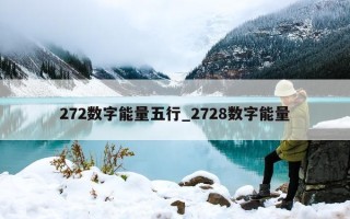 272 数字能量五行_2728 数字能量