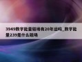 3949数字能量磁场有20年运吗_数字能量239是什么磁场