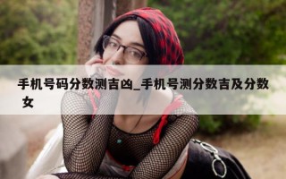 手机号码分数测吉凶_手机号测分数吉及分数 女