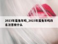 2023年是兔年吗_2023年是兔年吗改名注意些什么