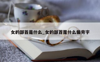 女的部首是什么_女的部首是什么偏旁字