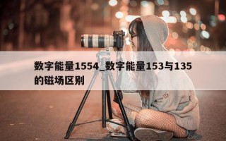 数字能量 1554_数字能量 153 与 135 的磁场区别