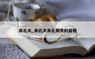 鼻孔大_鼻孔大鼻孔朝天的面相