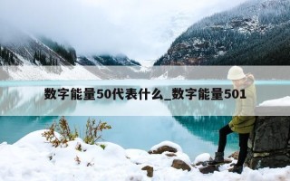 数字能量 50 代表什么_数字能量 501