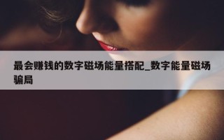 最会赚钱的数字磁场能量搭配_数字能量磁场骗局