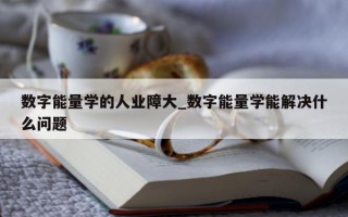 数字能量学的人业障大_数字能量学能解决什么问题