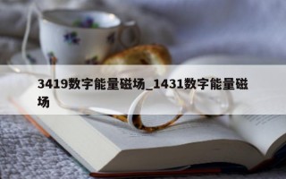 3419 数字能量磁场_1431 数字能量磁场