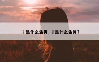 汢是什么生肖_汢是什么生肖?