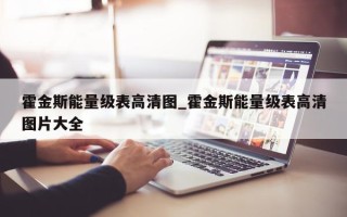 霍金斯能量级表高清图_霍金斯能量级表高清图片大全