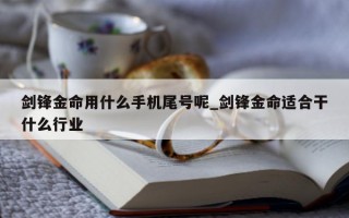 剑锋金命用什么手机尾号呢_剑锋金命适合干什么行业