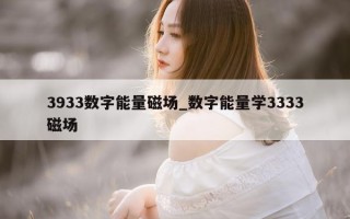 3933 数字能量磁场_数字能量学 3333 磁场