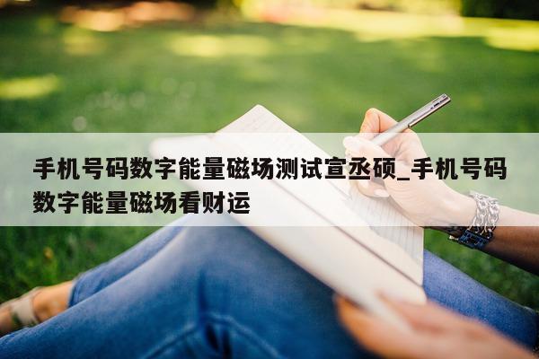 手机号码数字能量磁场测试宣丞硕_手机号码数字能量磁场看财运 - 第 1 张图片 - 小城生活