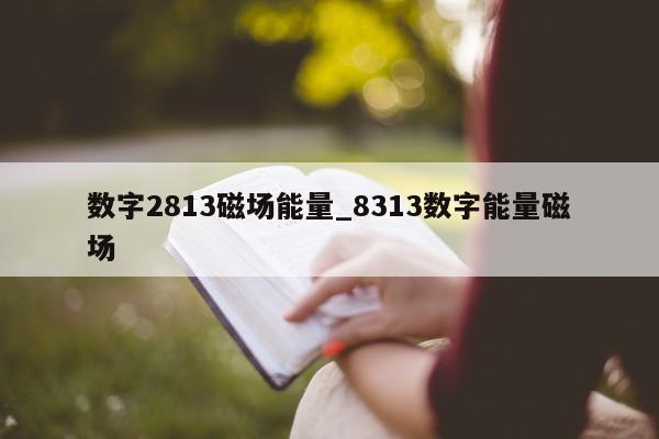 数字 2813 磁场能量_8313 数字能量磁场 - 第 1 张图片 - 小城生活