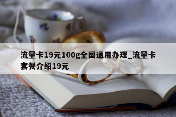 流量卡 19 元 100g 全国通用办理_流量卡套餐介绍 19 元 - 第 1 张图片 - 小城生活