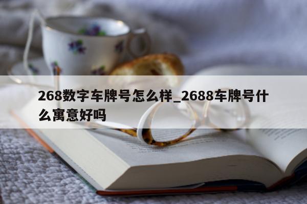 268 数字车牌号怎么样_2688 车牌号什么寓意好吗 - 第 1 张图片 - 小城生活