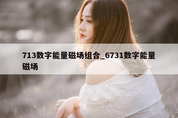 713 数字能量磁场组合_6731 数字能量磁场 - 第 1 张图片 - 小城生活