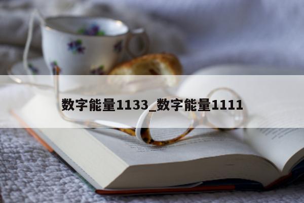 数字能量 1133_数字能量 1111- 第 1 张图片 - 小城生活