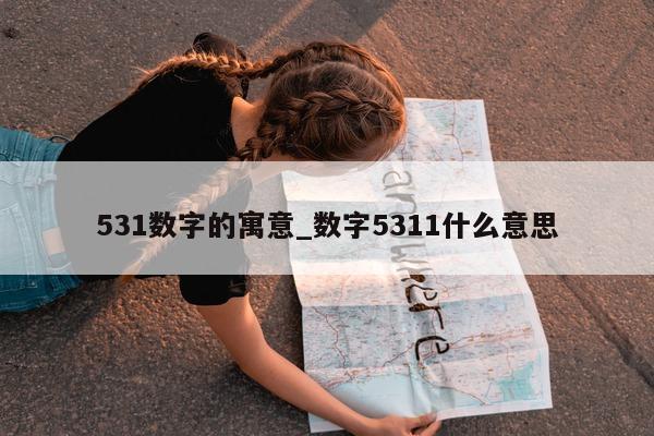 531 数字的寓意_数字 5311 什么意思 - 第 1 张图片 - 小城生活