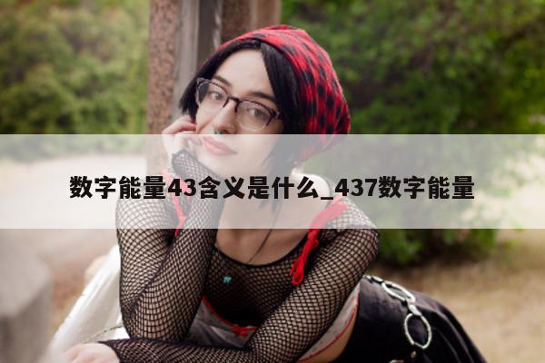 数字能量 43 含义是什么_437 数字能量 - 第 1 张图片 - 小城生活