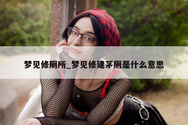 梦见修厕所_梦见修建茅厕是什么意思 - 第 1 张图片 - 小城生活