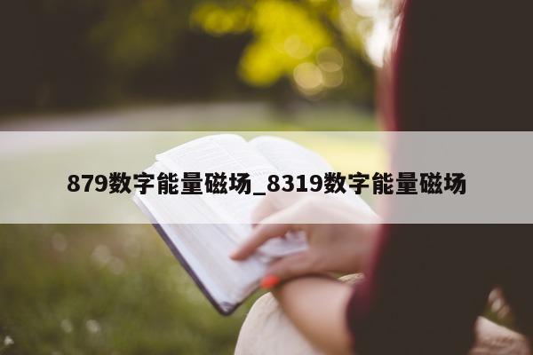 879 数字能量磁场_8319 数字能量磁场 - 第 1 张图片 - 小城生活