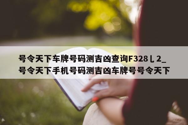 号令天下车牌号码测吉凶查询 F328 乚 2_号令天下手机号码测吉凶车牌号号令天下 - 第 1 张图片 - 小城生活