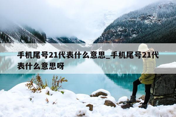 手机尾号 21 代表什么意思_手机尾号 21 代表什么意思呀 - 第 1 张图片 - 小城生活