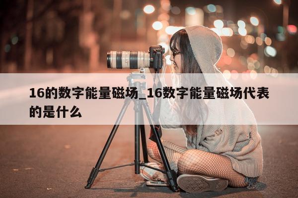 16 的数字能量磁场_16 数字能量磁场代表的是什么 - 第 1 张图片 - 小城生活