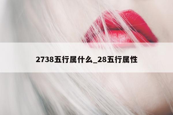 2738 五行属什么_28 五行属性 - 第 1 张图片 - 小城生活