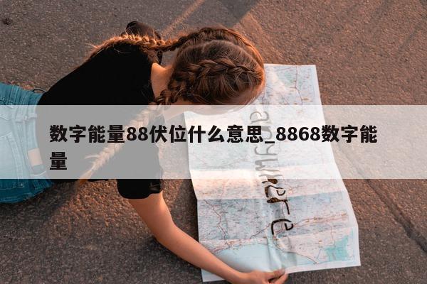 数字能量 88 伏位什么意思_8868 数字能量 - 第 1 张图片 - 小城生活