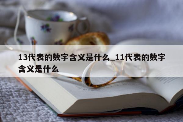 13 代表的数字含义是什么_11 代表的数字含义是什么 - 第 1 张图片 - 小城生活