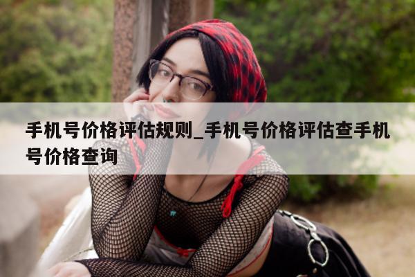 手机号价格评估规则_手机号价格评估查手机号价格查询 - 第 1 张图片 - 小城生活