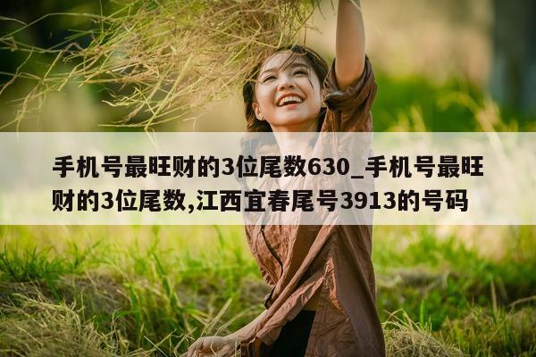 手机号最旺财的 3 位尾数 630_手机号最旺财的 3 位尾数, 江西宜春尾号 3913 的号码 - 第 1 张图片 - 小城生活