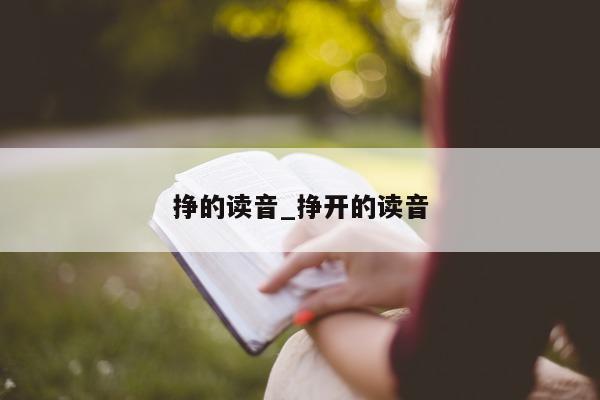 挣的读音_挣开的读音 - 第 1 张图片 - 小城生活