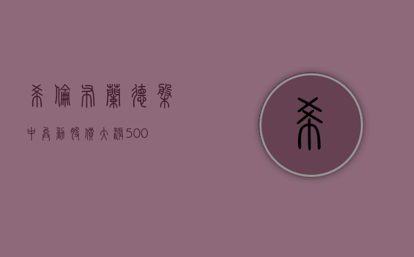 希伦布兰德盘中异动 股价大涨 5.00%- 第 1 张图片 - 小城生活