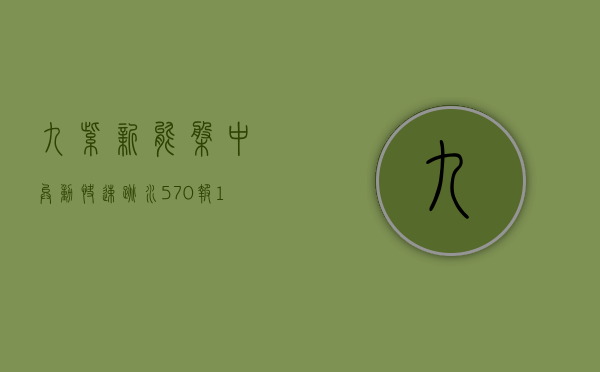 九紫新能盘中异动 快速跳水 5.70% 报 1.49 美元 - 第 1 张图片 - 小城生活