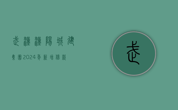 武汉汉阳城建集团 2024 年新增借款 24.03 亿元 - 第 1 张图片 - 小城生活