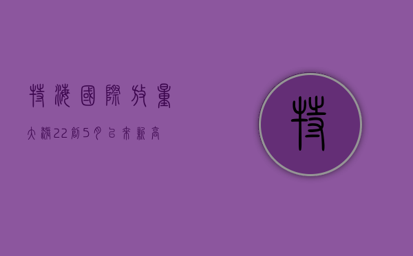 特海国际放量大涨 22%	，创 5 月以来新高 - 第 1 张图片 - 小城生活